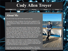 Tablet Screenshot of codyatroyer.com